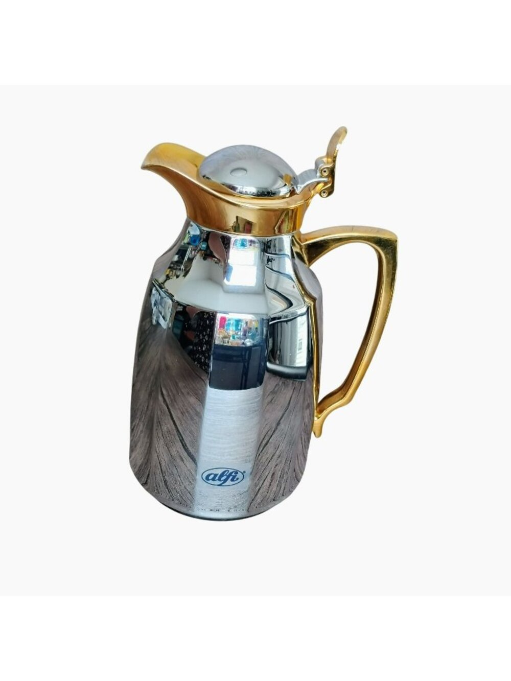 ALFI German MCM Gold Plated & Chrome Vacuum Insulated Hot/Cold Coffee Pot